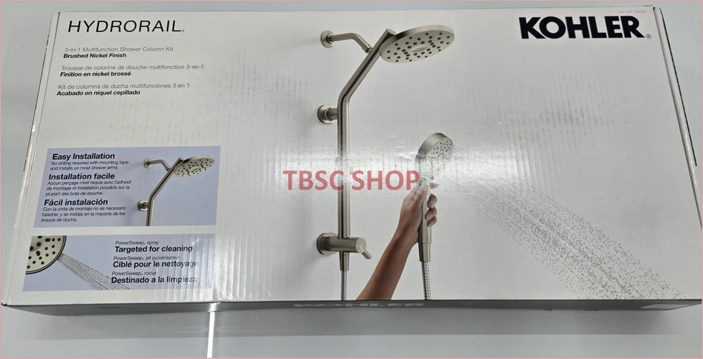 Kohler Hydrorail R38001-G-BN Shower System for (2015–2023)