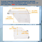 2x Crisper Drawer for Frigidaire Refrigerator (240337103, 240337107)