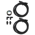 Cooler Hose Line Kit For GM 4L60E 4L65E 700R4 TH350 TH400 CBC350 3L80 Black