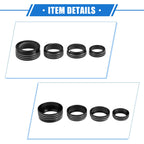5pcs AC Climate Control Knob Ring for Chrysler 300, Dodge Challenger (2005–2023)
