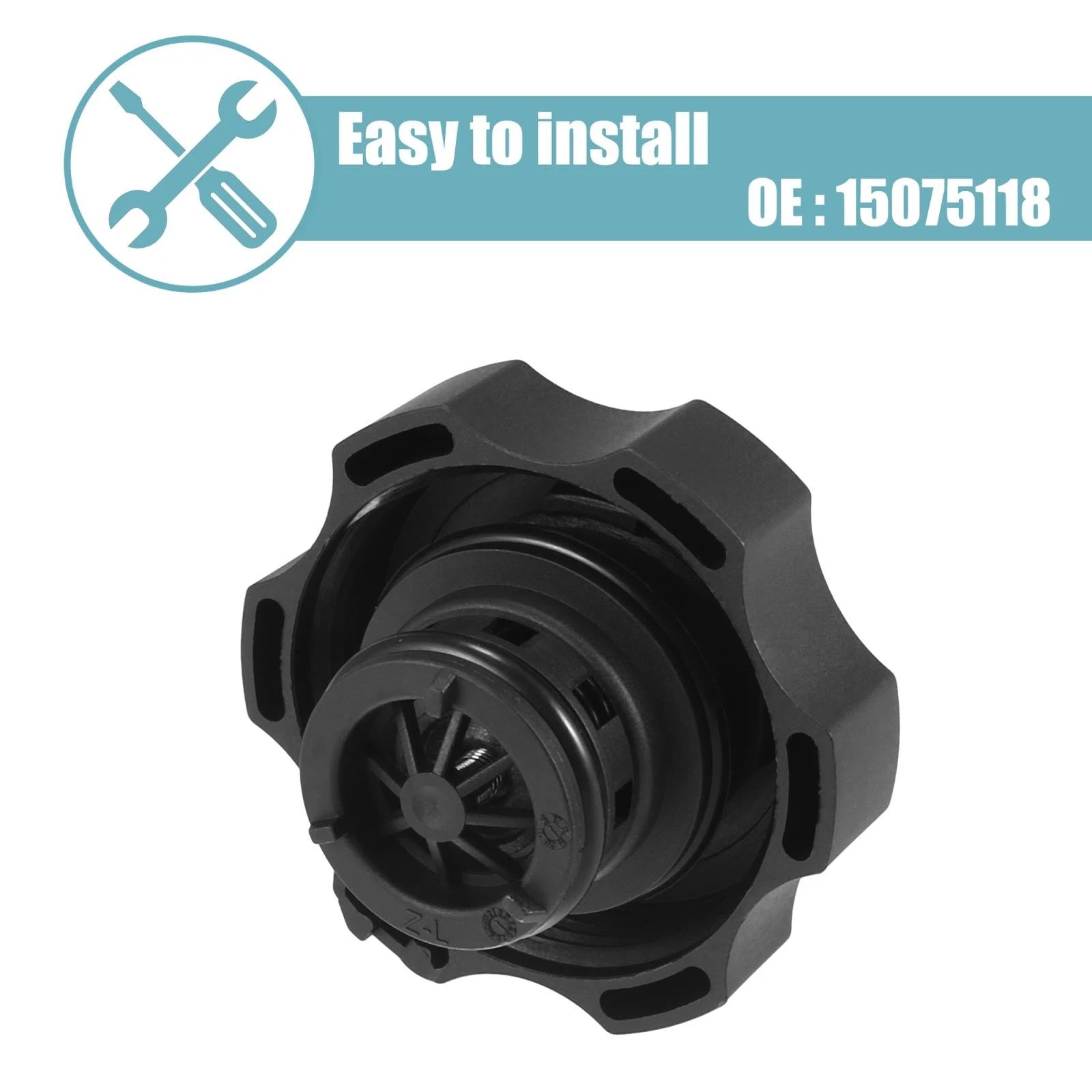 Radiator Coolant Recovery Cap 15075118 for GMC Sierra 3500 