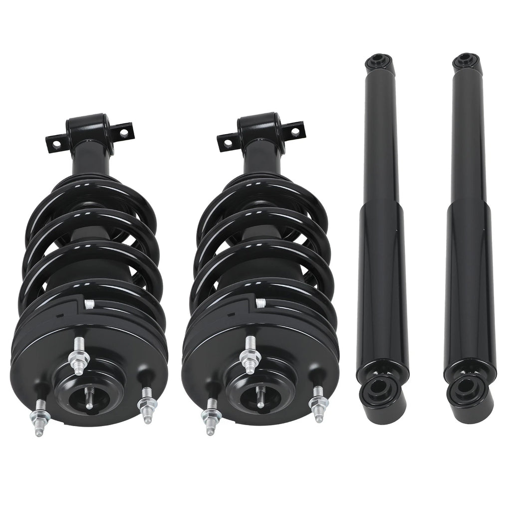 Set of 4 Front Rear Shocks Struts for GMC Sierra 1500 (2007–2013) RWD AWD 4WD
