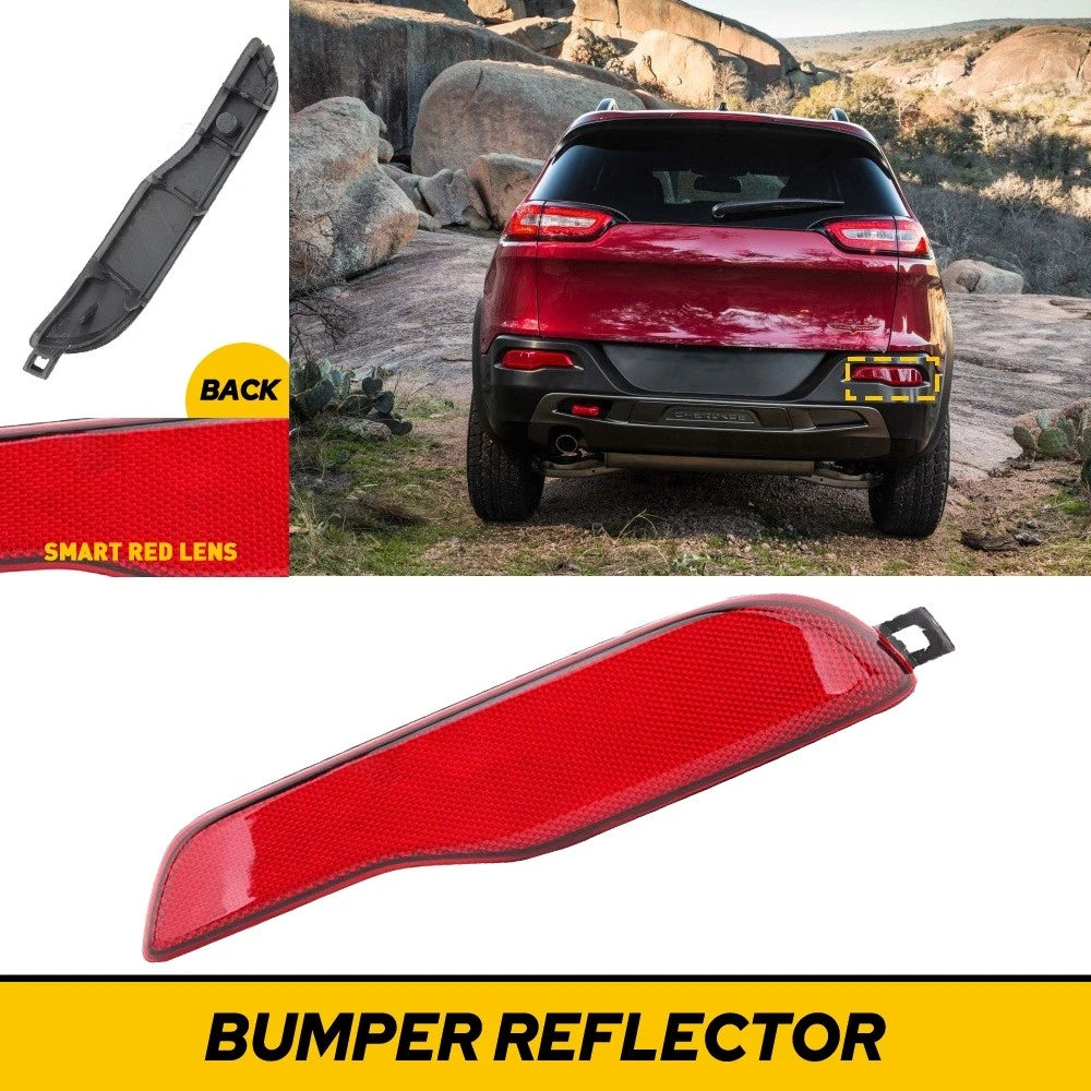 Right Side Rear Bumper Reflector Light for Jeep Cherokee (2014–2018)