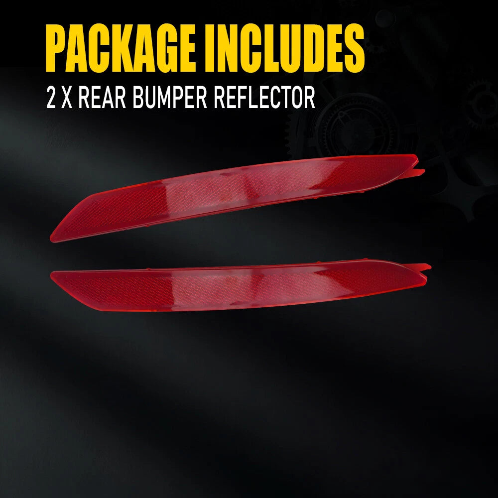 Set of 2 Rear Bumper Reflector Lights for Hyundai Elantra (2014–2016)