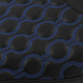 Black Blue Driver & Passenger Seats for Suzuki Hayabusa GSX1300R (2008-2020)