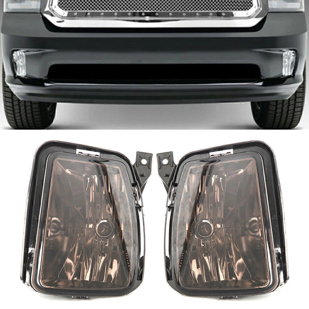 1 Pair Fog Light Lamp for Dodge RAM 1500 (2013–2017) LH+RH