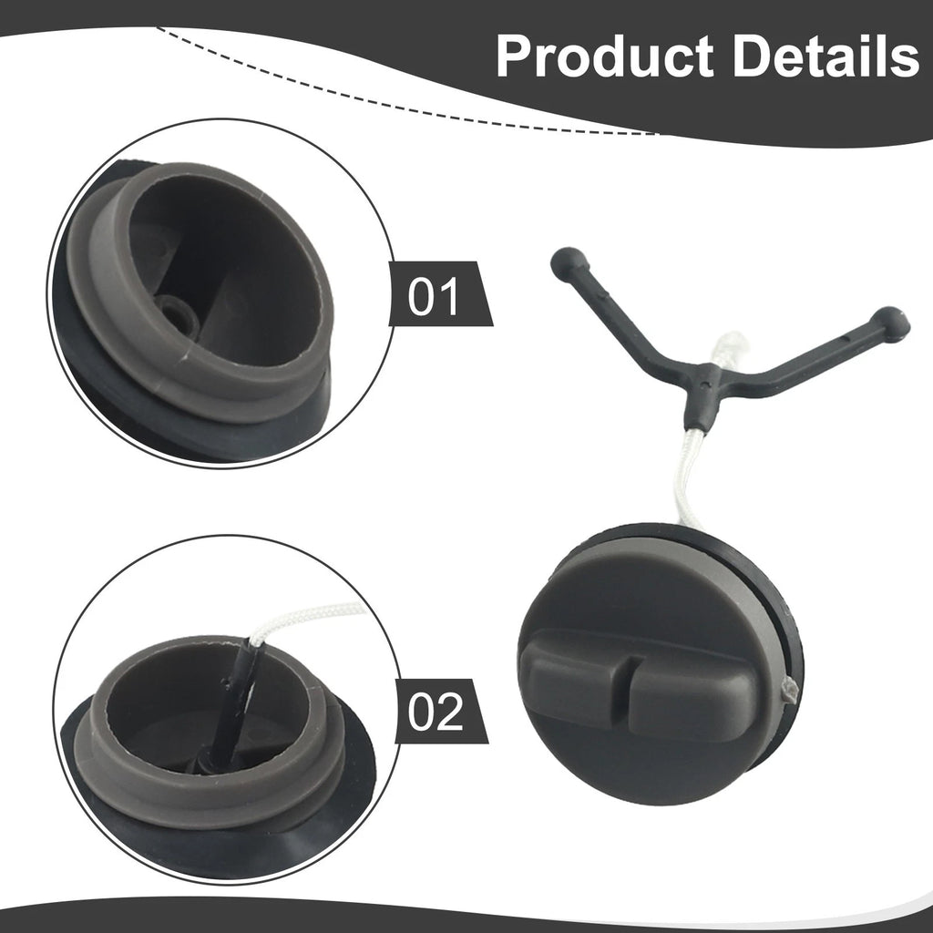 Fuel & Oil Cap Cover Kit for 61 66 266 268 272 Chainsaw (Part 501626602)