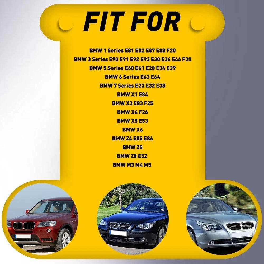 5 Speed Manual Gear Shift Knob for BMW M3 M5 M6 E30 E34 E36 E46 (1990–2010)