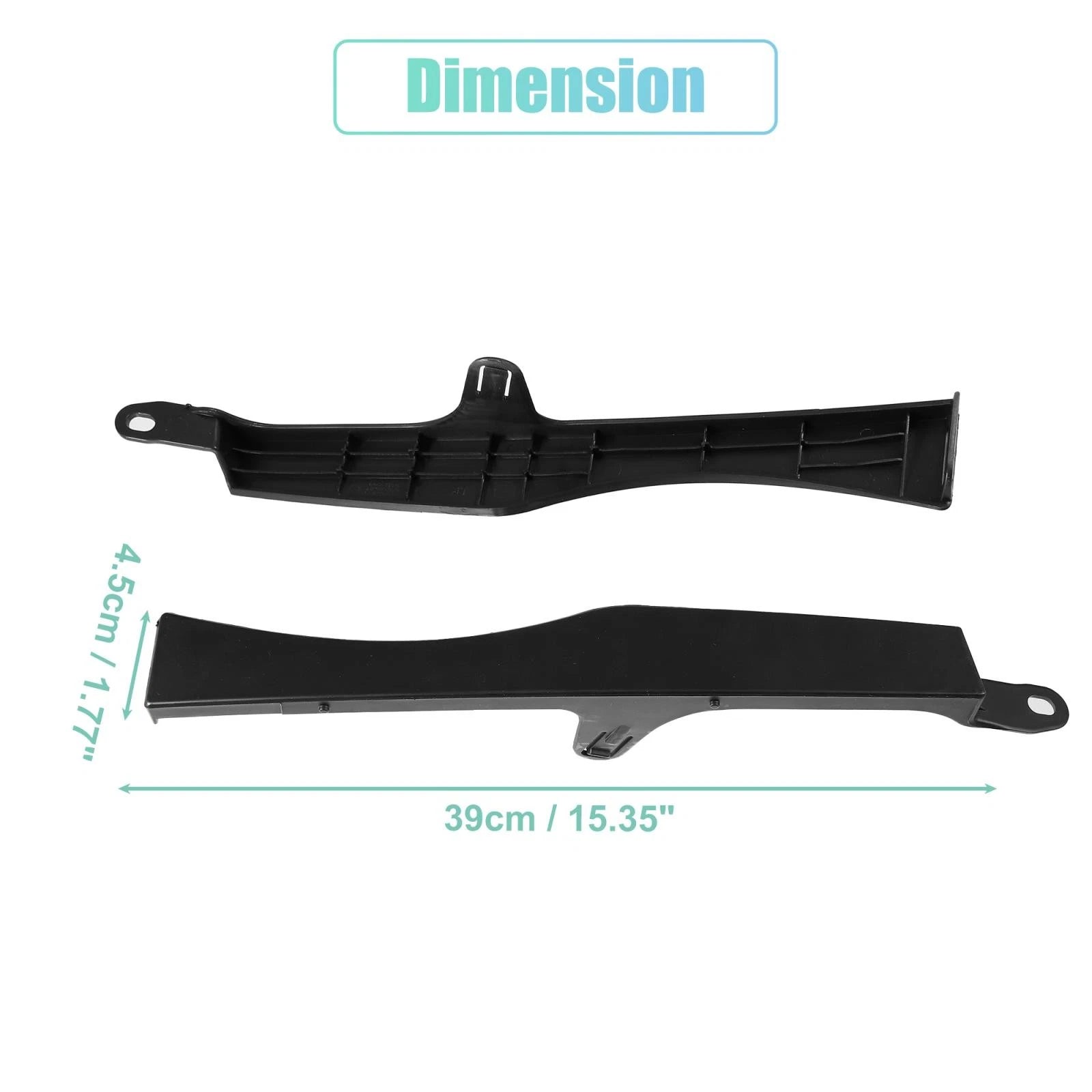 Pair Front Lower Headlight Bumper Grille Filler Trim for Toyota Tacoma (2005–2011)