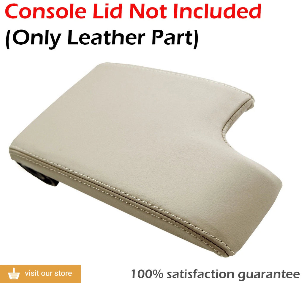 Center Console Armrest Cover for BMW E46 (1999–2004) Beige Leather Synthetic