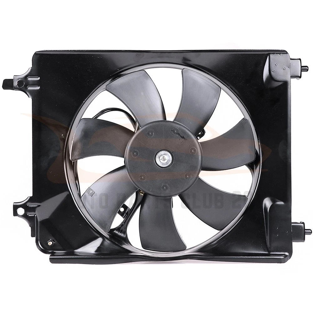 Set of 2 Cooling Fan AC Condenser Radiator Assembly for Honda Civic (2006–2011)