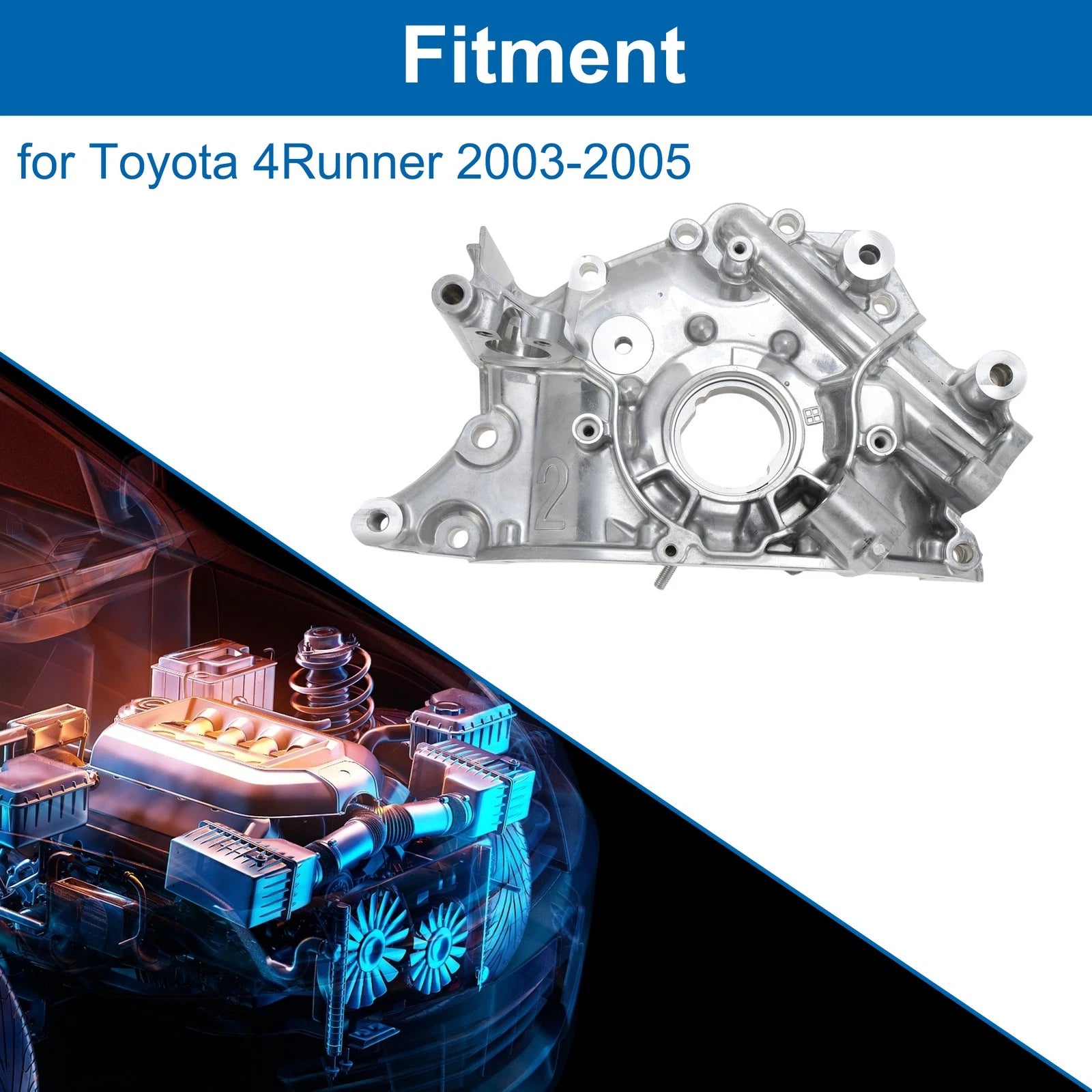 Engine Oil Pump No.1510050050 for Toyota 4Runner (2003–2005)