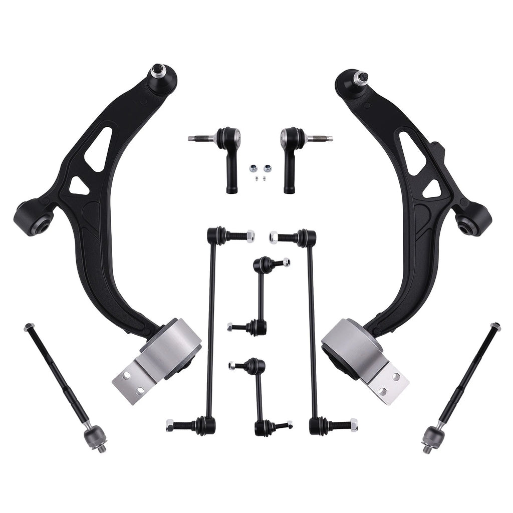 10x Front Lower Control Arms Kit and Rear Sway Bar Links for 2011–2019 Ford Explorer