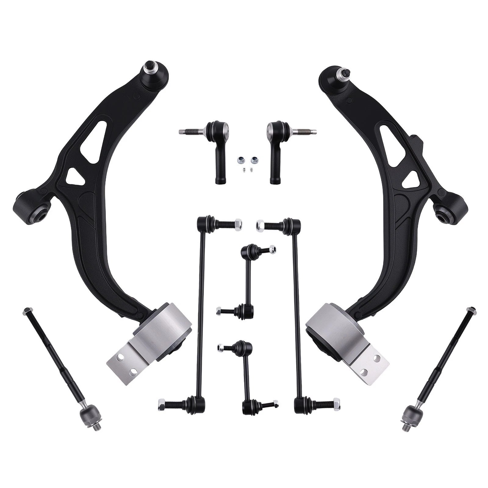 10x Front Lower Control Arms Kit and Rear Sway Bar Links for 2011–2019 Ford Explorer