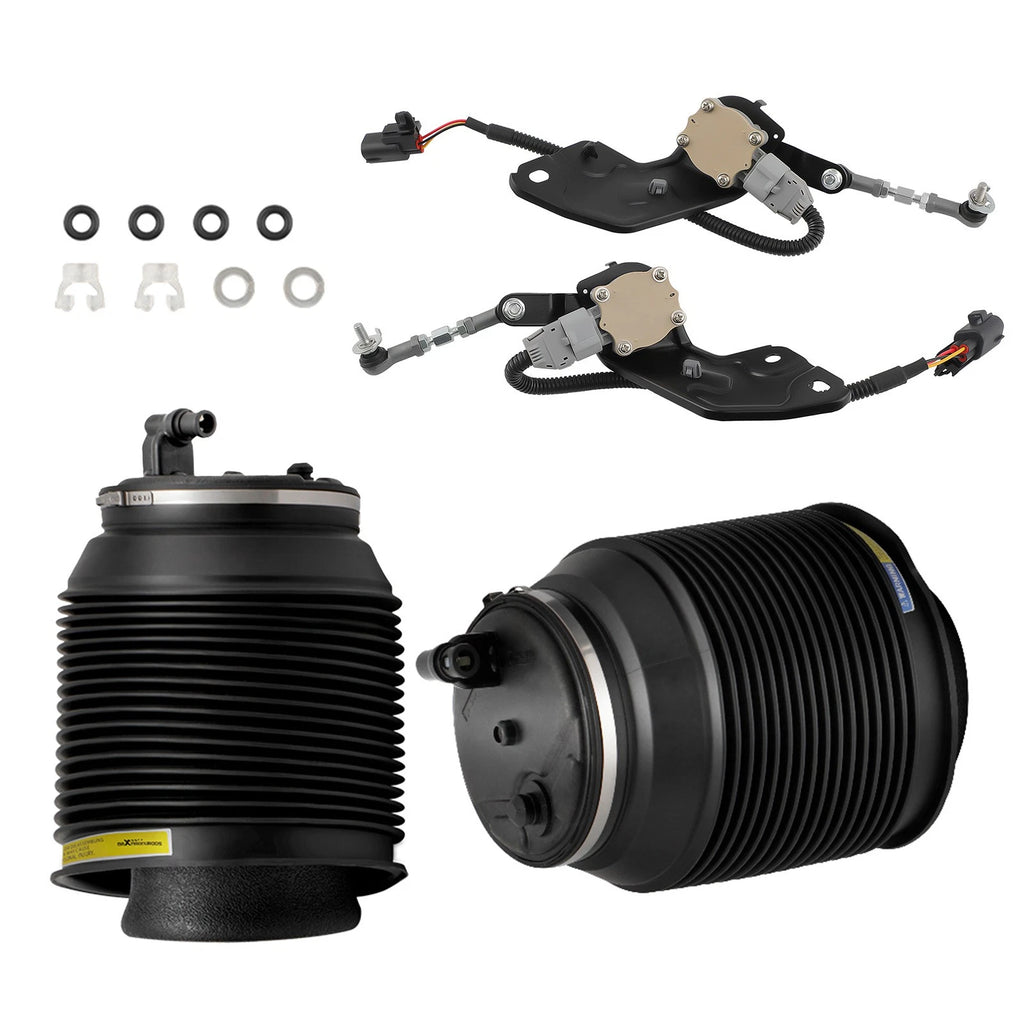 2x Rear Air Spring Bag + 2x Height Level Sensor for Lexus GX470 4Runner (2003–)