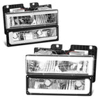 LED DRL Headlight & Bumper Turn Signal Lamp for Chevy GMC C/K (1988–2000)