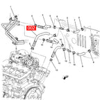 Engine Heater Outlet Hose for Buick Enclave, GMC Acadia, Traverse (2008-2023)