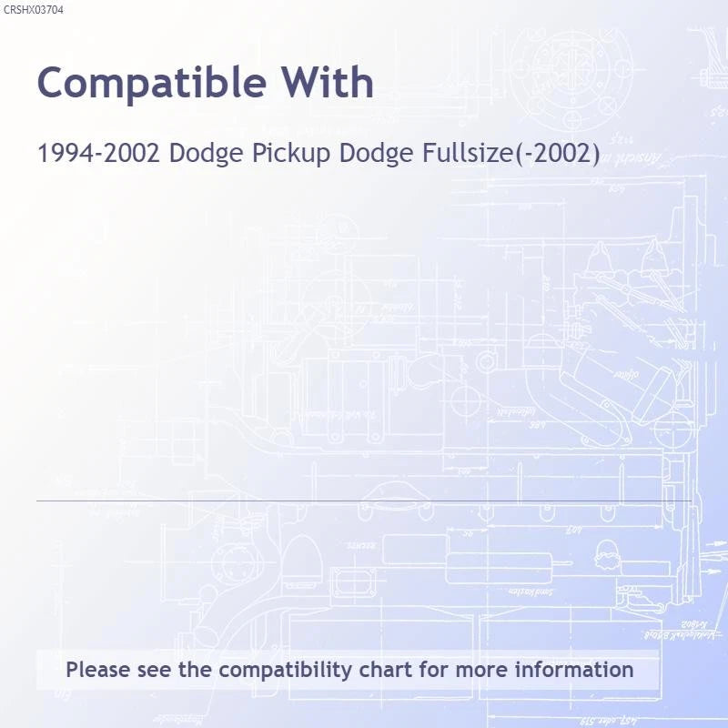 Replacement Tailgate for Single Rear Wheels for 1994–2002 Dodge Fullsize
