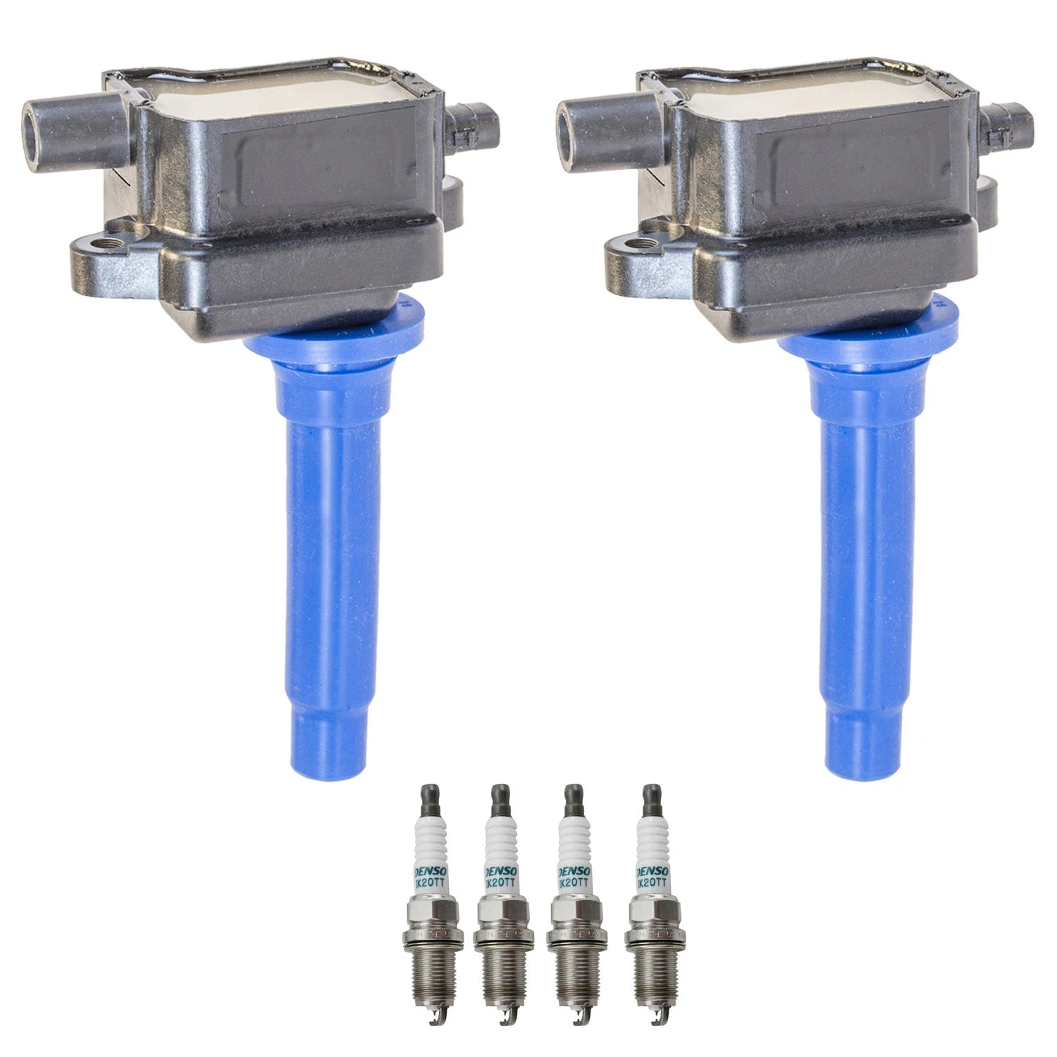 2X Ignition Coil & 4X Platinum Spark Plugs for Kia Sephia Spectra (1998–2004)