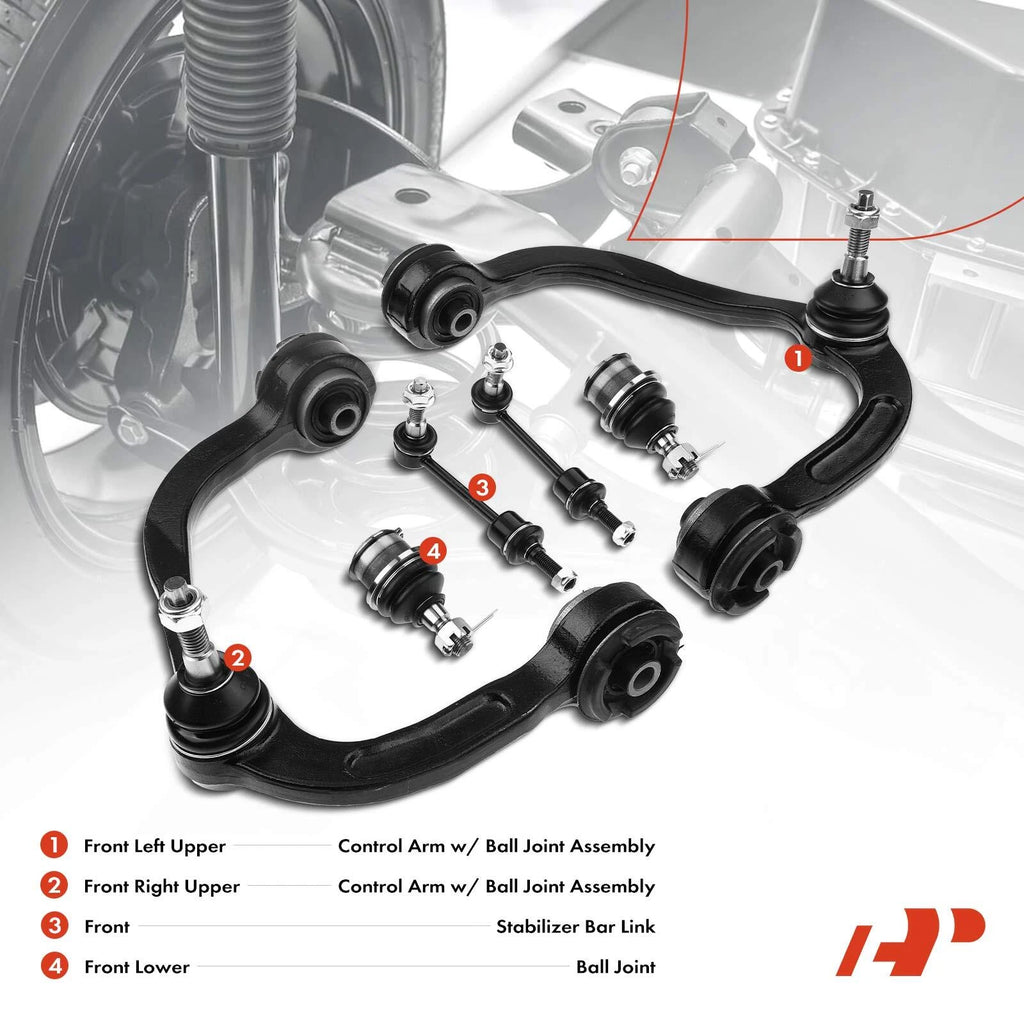 6X Front Upper Control Arm with Ball Joint for Ford F-150 (2004-2005)