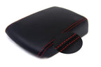 Center Console Armrest Cover for Mazda 3 (2003–2008) Red Stitch