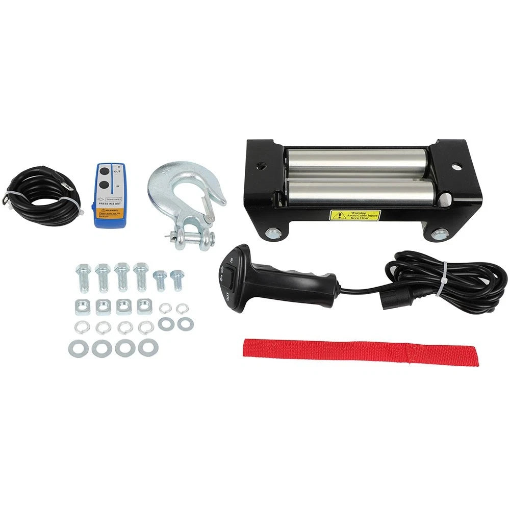 18000LB Winch 4 Way Roller Fairlead for Universal Use (Remote & Wireless)