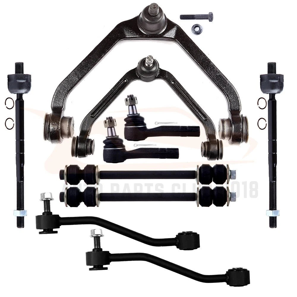 Set of 10 Sway Bar Tie Rod Control Arm Ball Joints for Mazda Ford Explorer 