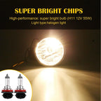 2X Fog Light Lamp Assemblies for Tacoma (2005–2011), Tundra (2007–2013)
