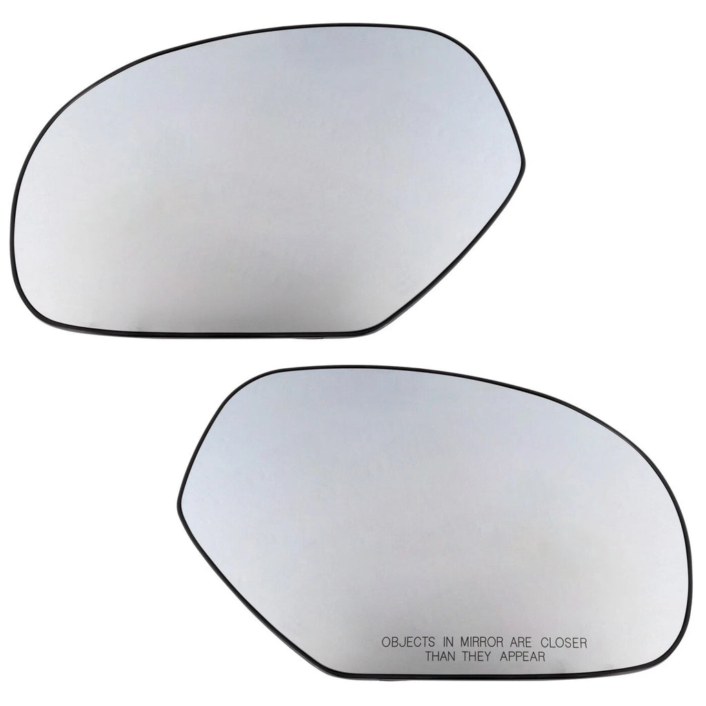 Set of 2 Heated Mirror Glass for Chevy GMC