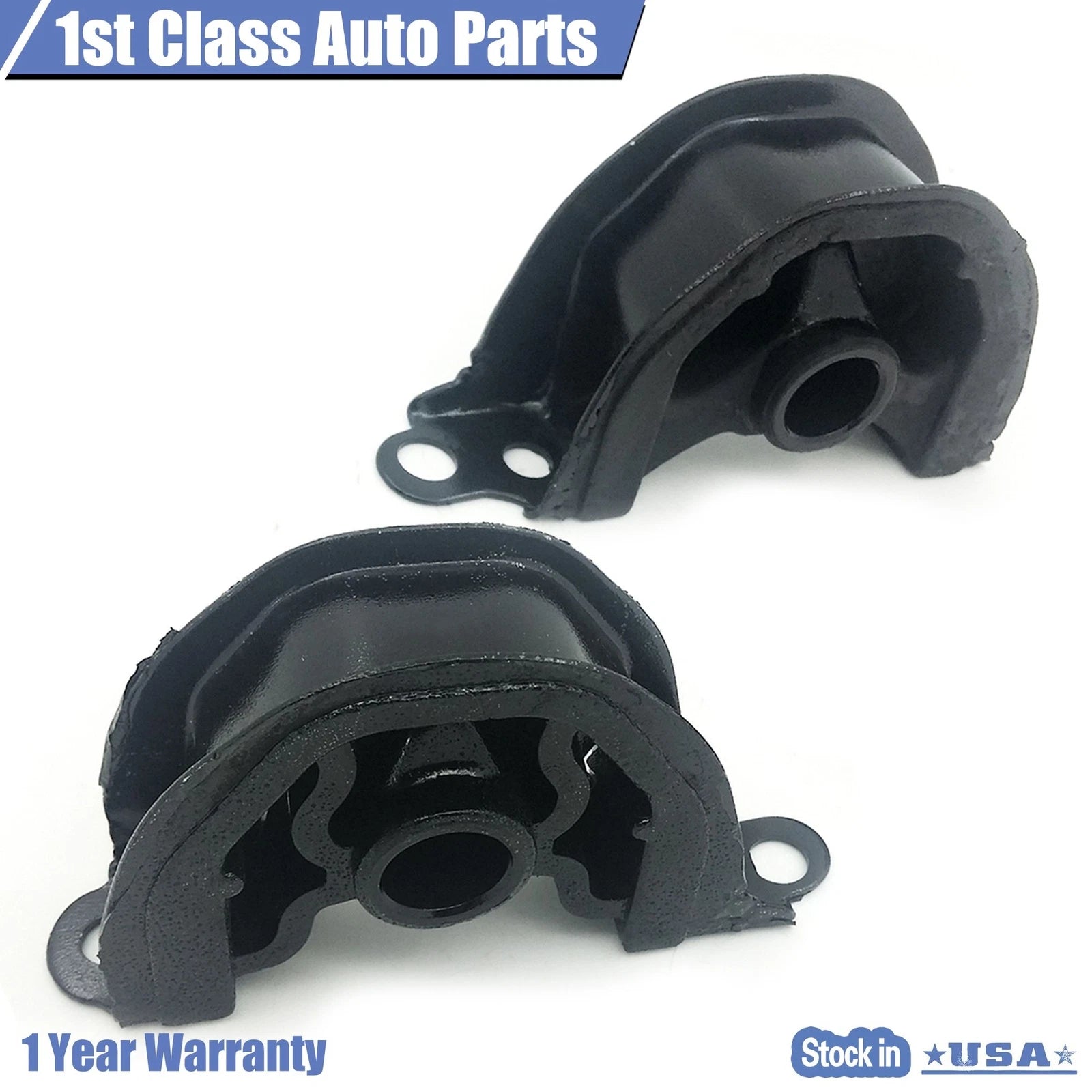 Set of 2 Engine Mounts for Acura Integra EL Honda Civic Del Sol CRV (1994–2001)