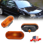 2X Amber Lens Front Side Marker Signal Lights for VW Jetta GTI R32 Beetle (1999–2005)