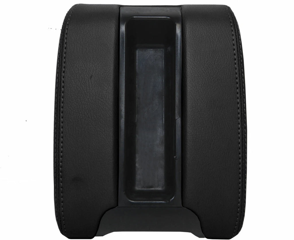 Leather Center Console Lid Armrest Cover for BMW E39 (1997–2003) Black