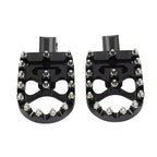 Rear Black FootPeg Passenger Pedal for Harley FXBB FXLR FXLRS FXLRST FXST FLSB (2018-2023)