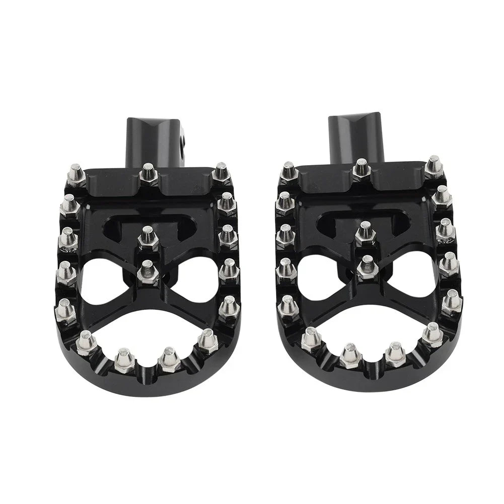 Rear Black FootPeg Passenger Pedal for Harley FXBB FXLR FXLRS FXLRST FXST FLSB (2018-2023)