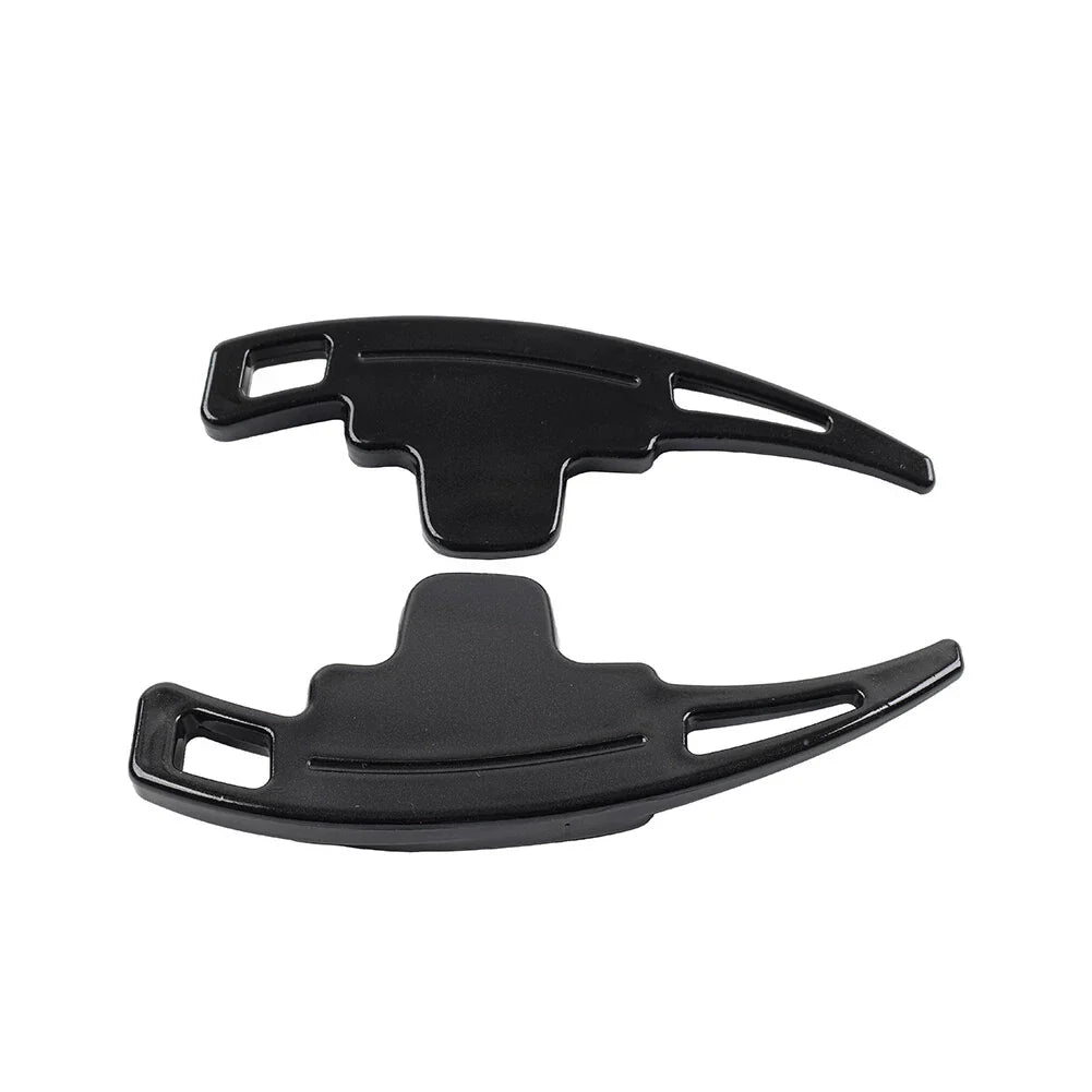 Black Steering Wheel Paddle Shifter Extensions for Benz A B C E M R S CLA CLS GLA