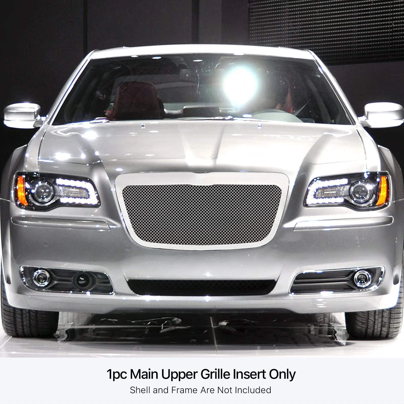 Stainless Chrome Mesh Grille Insert for Chrysler 300/300C (2011-2014)