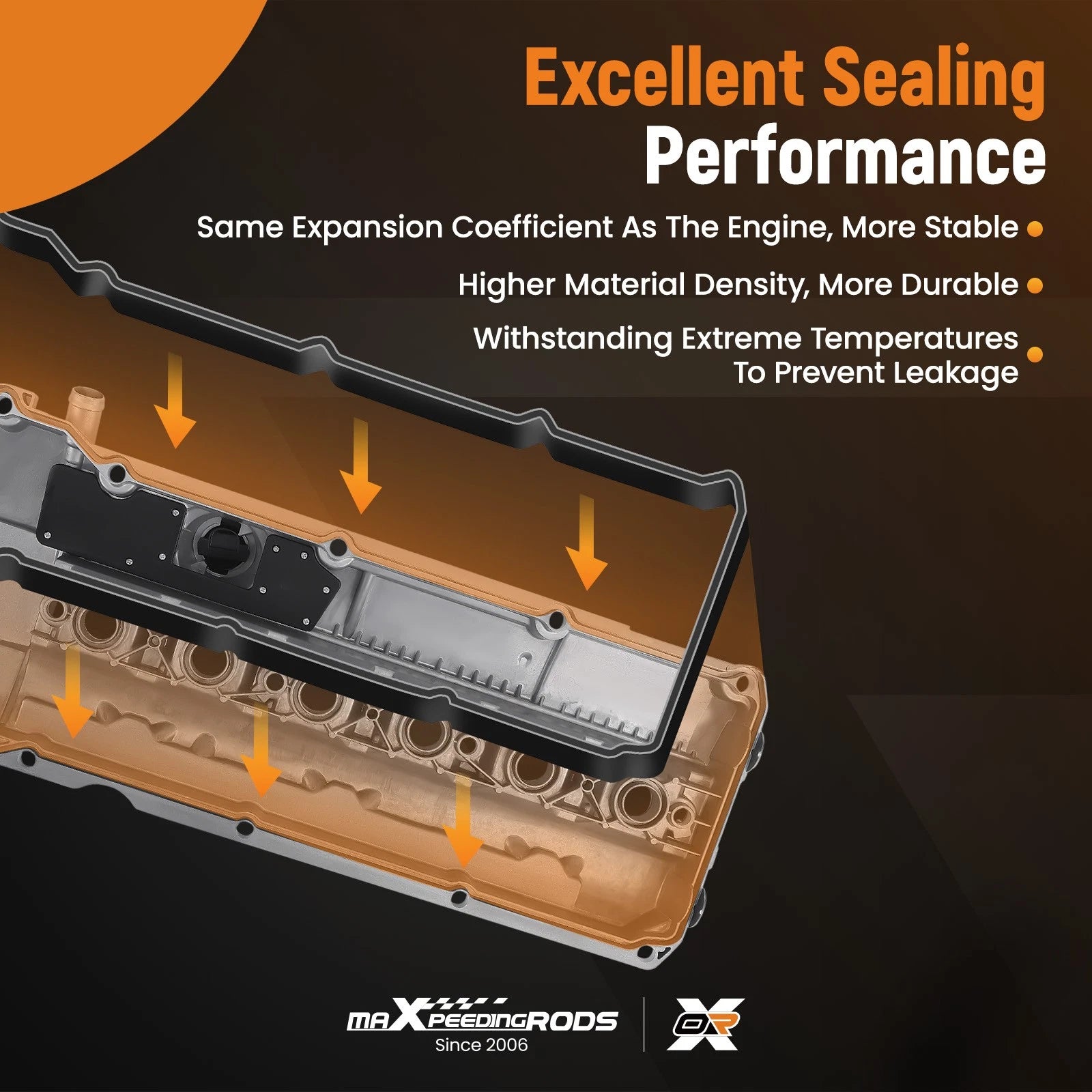 Aluminum Valve Cover with Gasket Kit for BMW E36 E39 M3 (1996-1999)