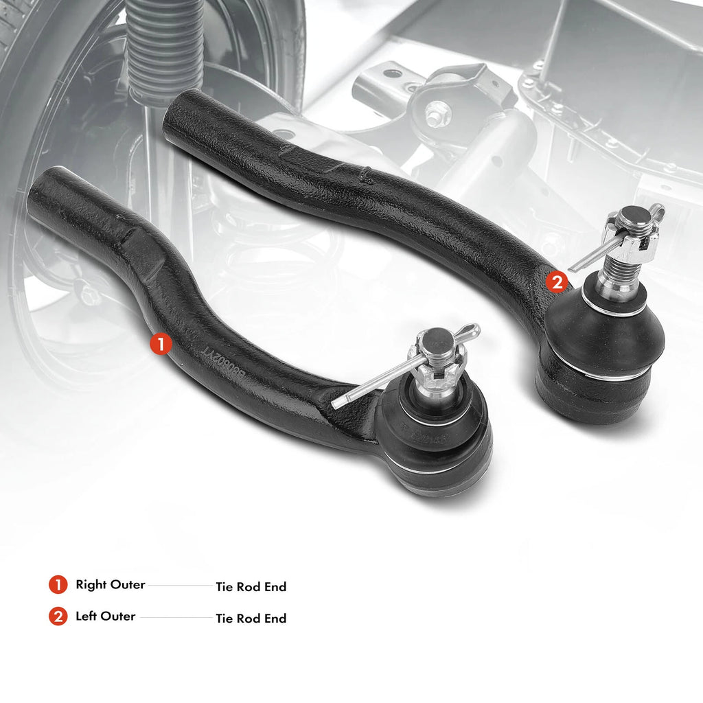 2x Outer Tie Rod End for Toyota Camry Avalon Lexus (2004-2012)