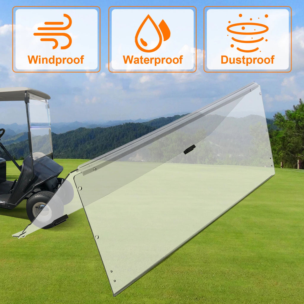 Folding Clear Windshield for EZGO TXT & Medalist (1994–2014)