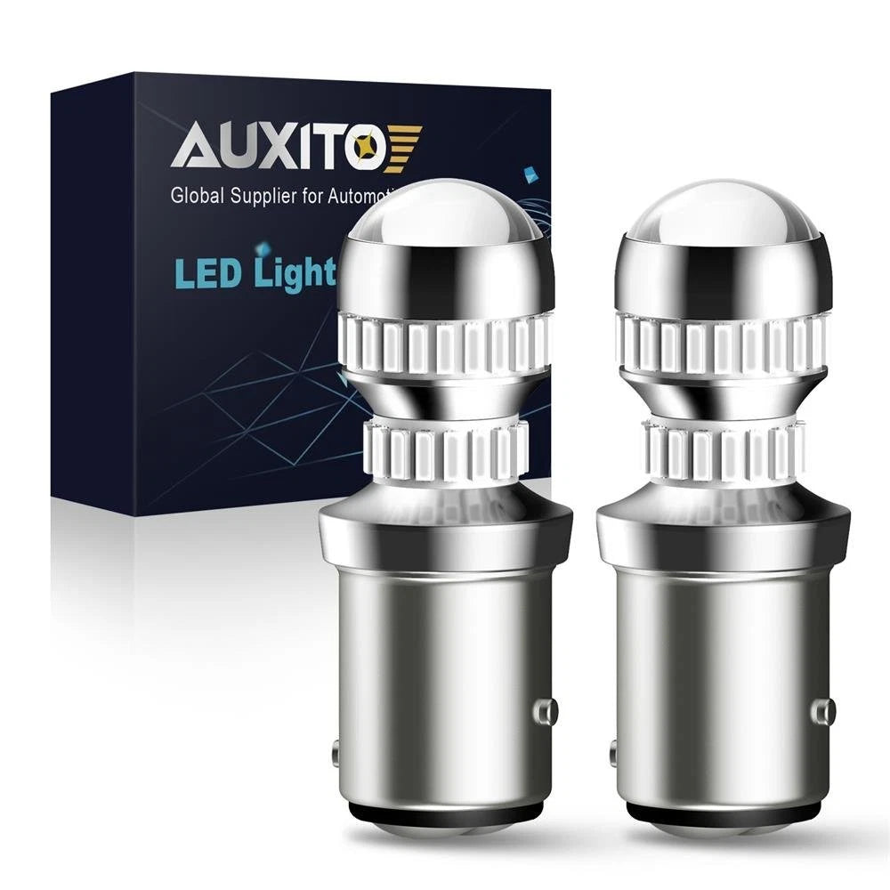 2X 1157 Red LED Brake Stop Tail Light Bulbs for