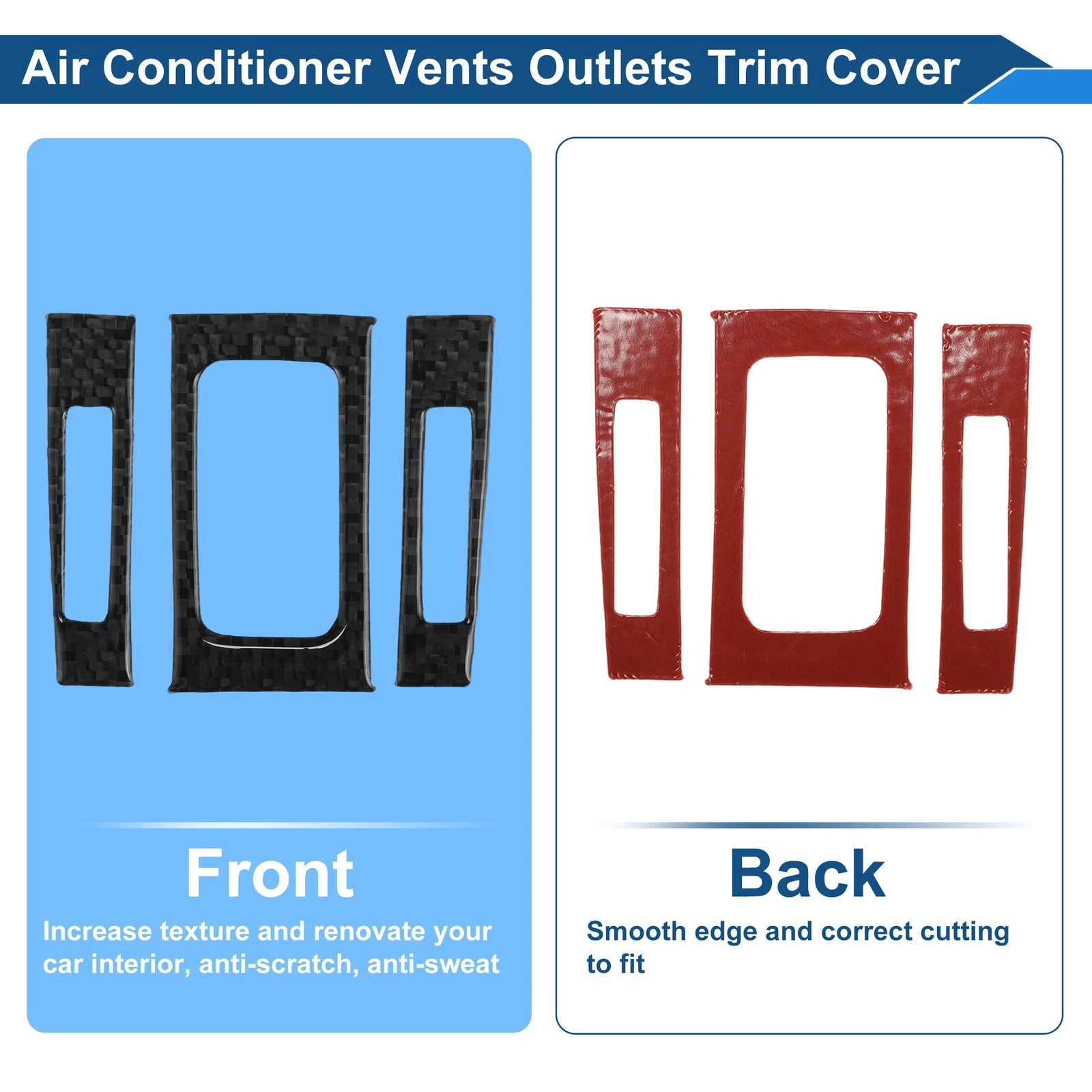 Set of 1 Air Condition Outlet Vent Trim Cover Frame for Toyota Corolla (2009–2013)