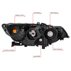 Left Driver Side HID Projector Headlight for Acura TSX (2009–2014)