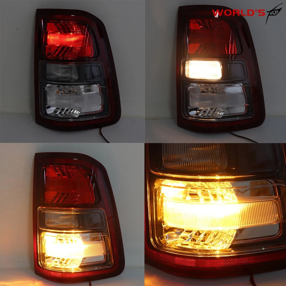Rear Tail Light for Ram 1500 (2019–2023) Halogen Black Bezel Right Side