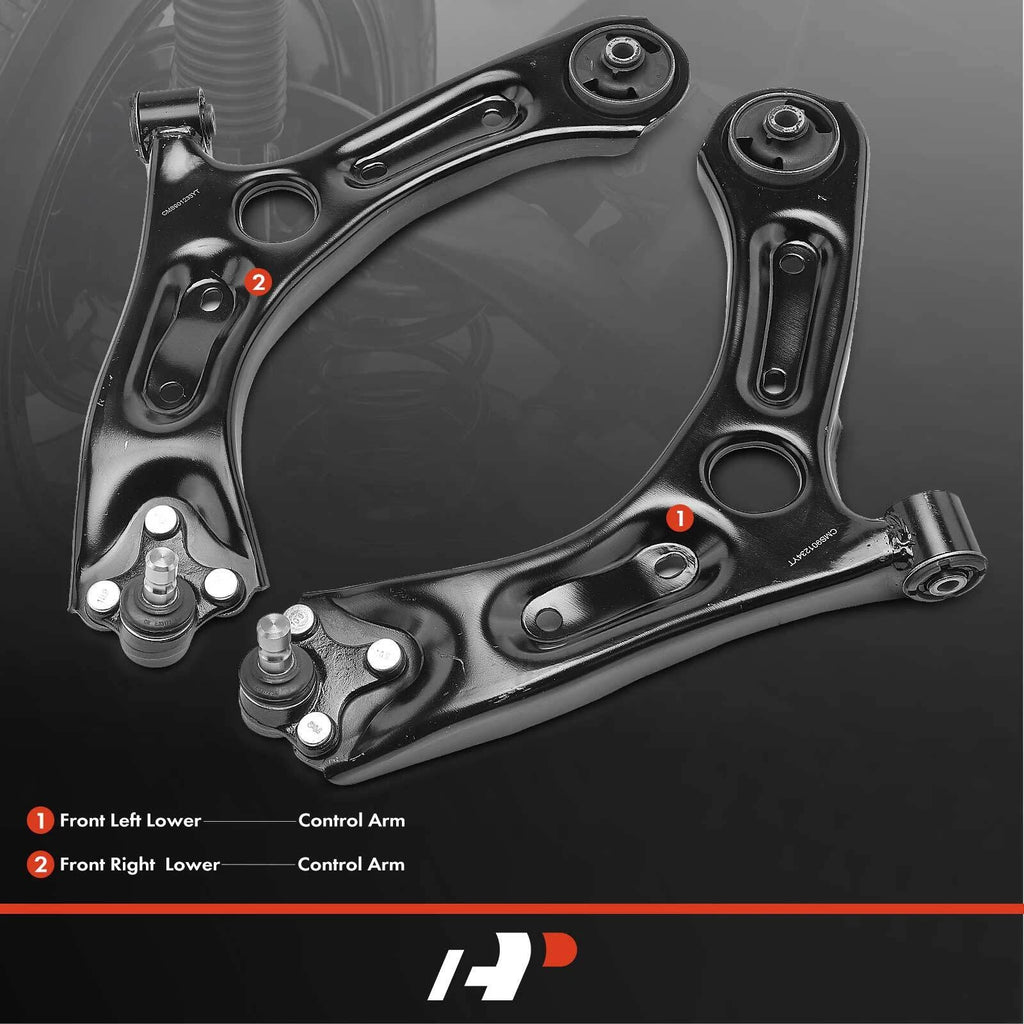 2X Front Lower Control Arm with Ball Joint for Hyundai Sonata (2011-2019)
