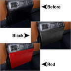 Carbon Fiber Rear Seat Anti-Kick Panel Trim for Toyota Tundra (2014-2021)