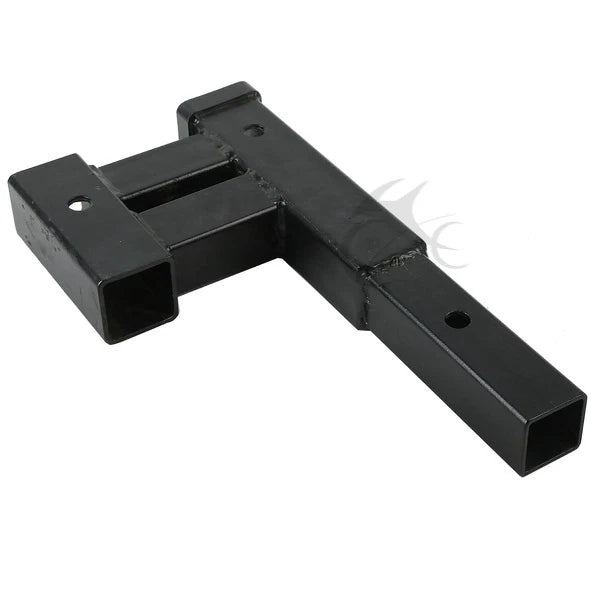 2" Trailer Hitch Receiver Rise-Drop Adapter for Dual 4000 LB Towing