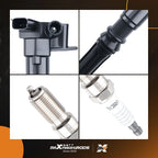 Ignition Coil & Spark Plug Set for Ford F-250 F-350 (2011-2015)