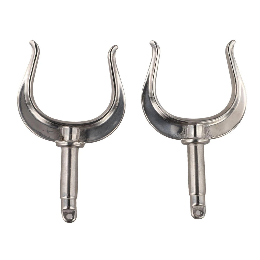 Set of 2 Rowlocks for Marine Row Boat (316 Stainless Steel)