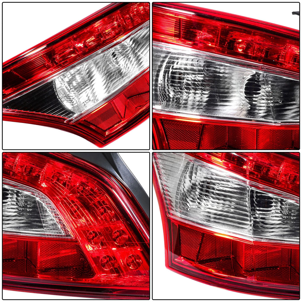 Tail Light Assembly Set for Nissan Maxima (2009–2011) Chrome Halogen