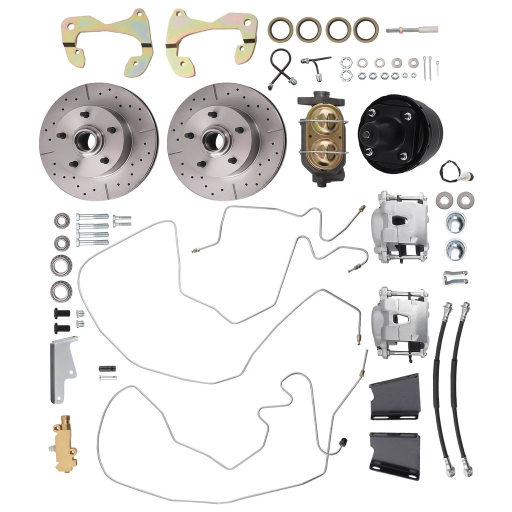 Brake Disc System Front for Chevy Passenger Car (1959–1964) w/ Hardware Kit